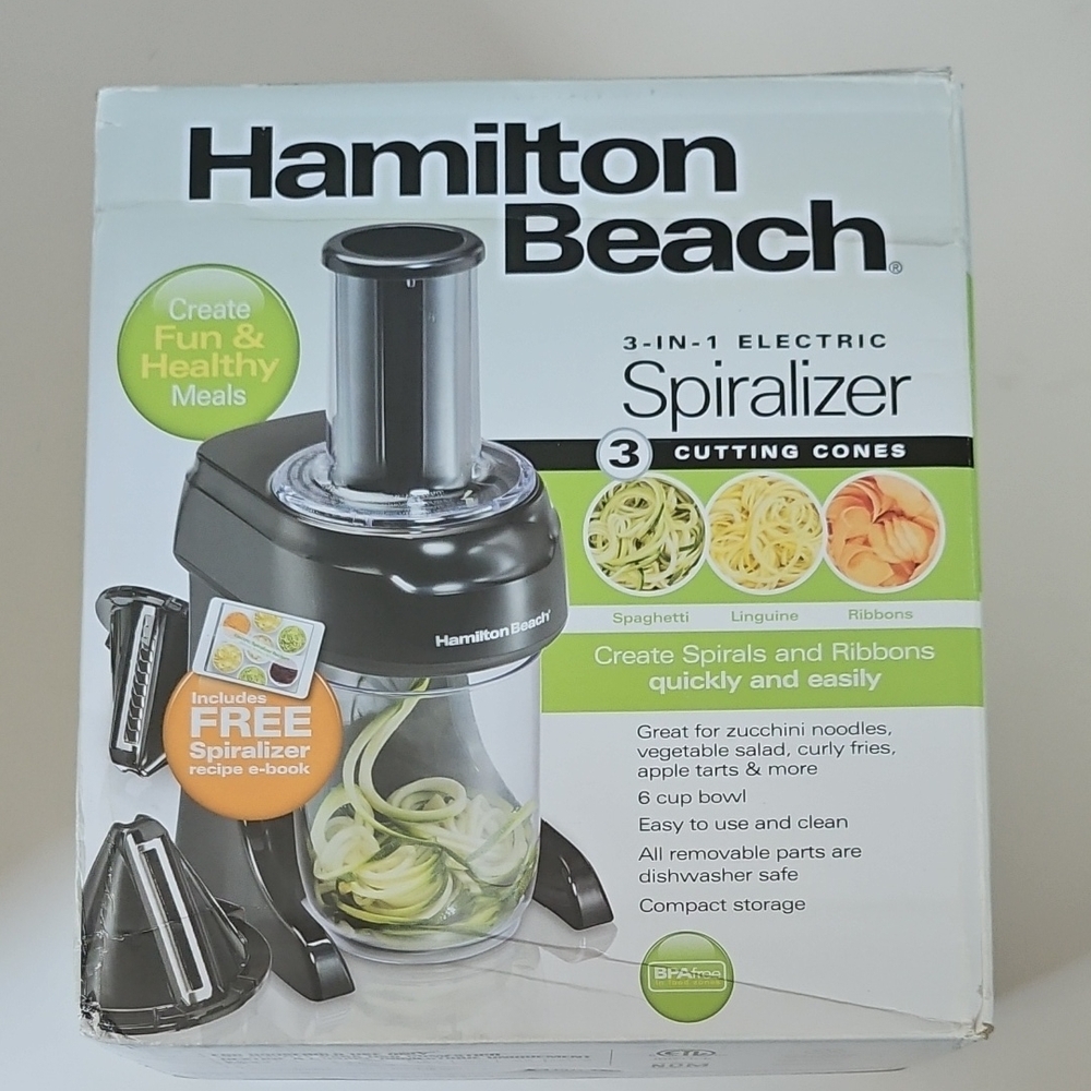 Hamilton Beach Electric Spiralizer